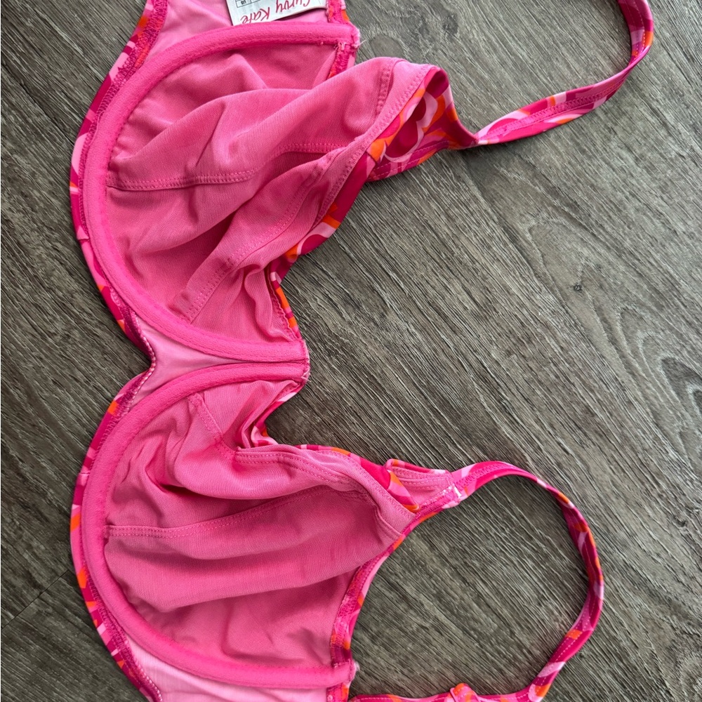 Pink & Orange Swirl Underwire Bikini Top - Women's Swim - Picture 4 of 4
